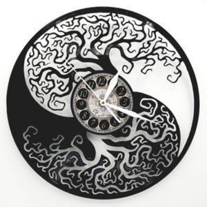 YIN YANG vinyl record clock birthday gifts clocks